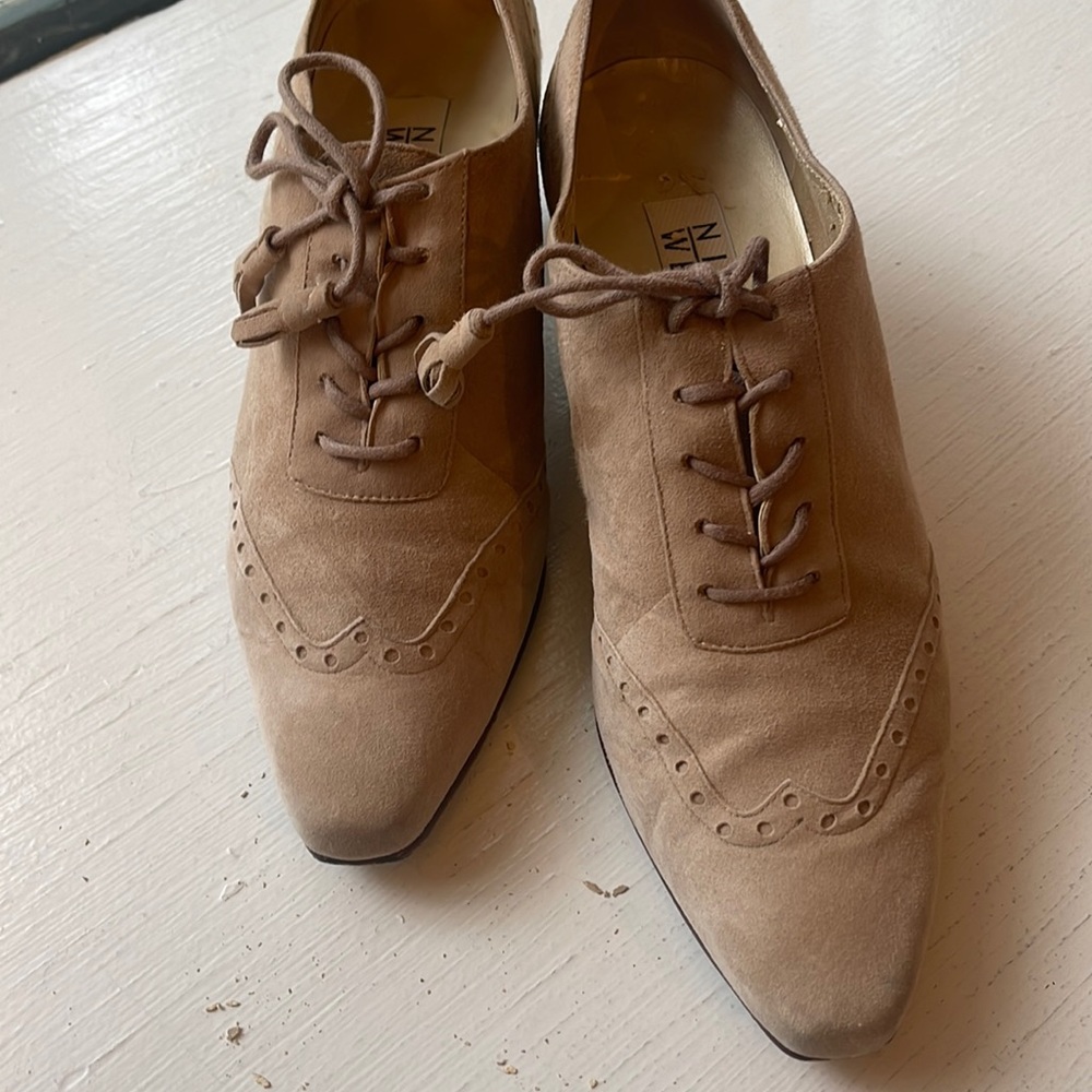 NINE West Camel color  Booties 8 1/2